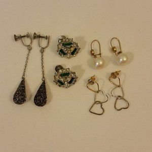 Costume Earrings Lot